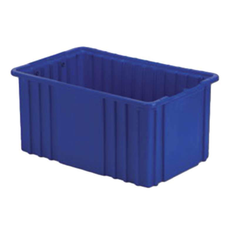 Lewis™ 2000 HDPE Divider Box, 16-1/2 in x 10.9 in x 8 in, Light Blue  6/CT